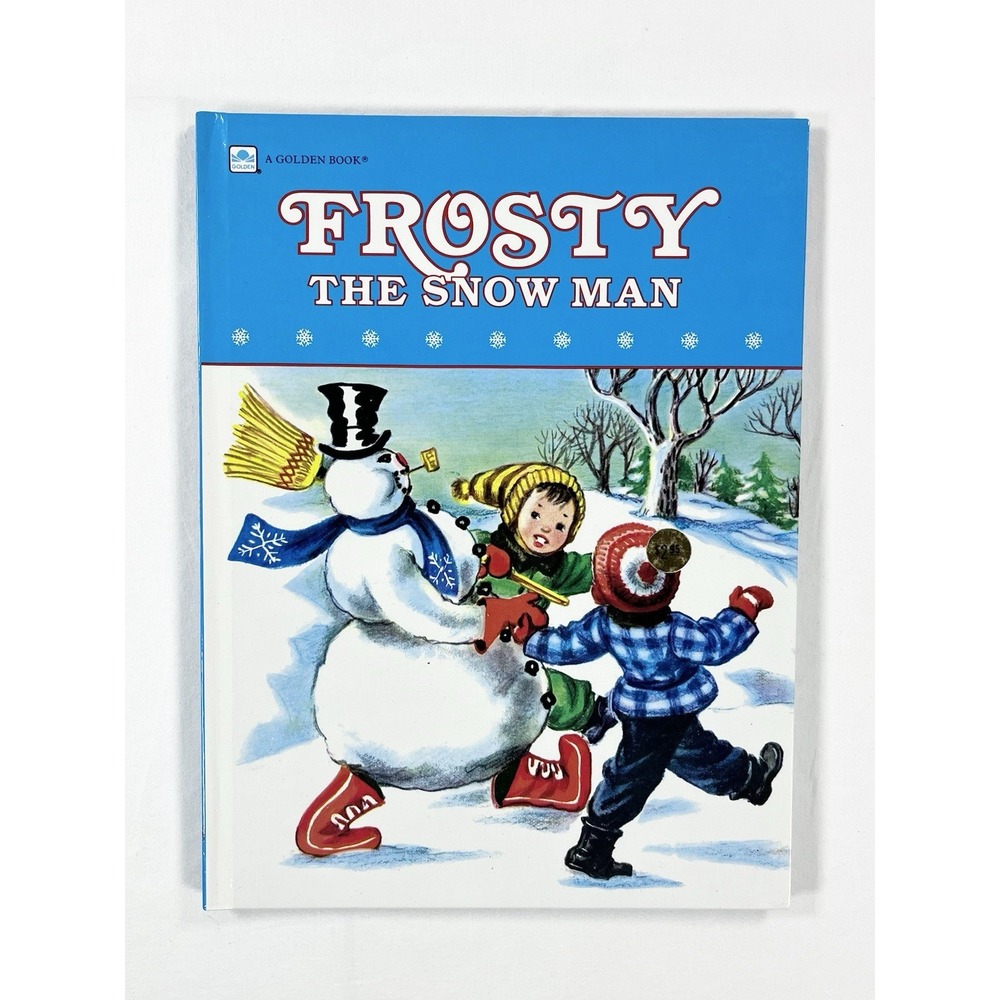 Vintage‎ 1950 Frosty the Snowman Big Golden Book Hardcover First Edition Bedford